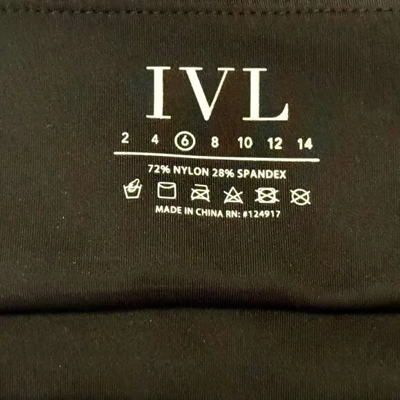 IVL Shimmer Retro Stripe Fully Lined Sports Bra With Adjustable Straps 6 - Picture 5 of 9